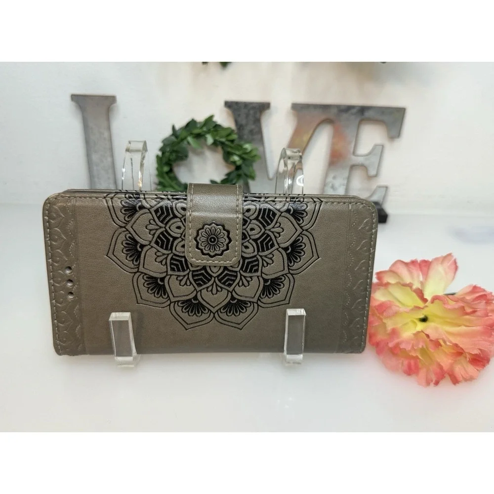 Caseowl Wallet Mandala Design‎ Two Pc Detachable Case Compatible With iPhone 12